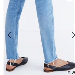 MADEWELL | Ava Slingback Flat in Black Leather 10